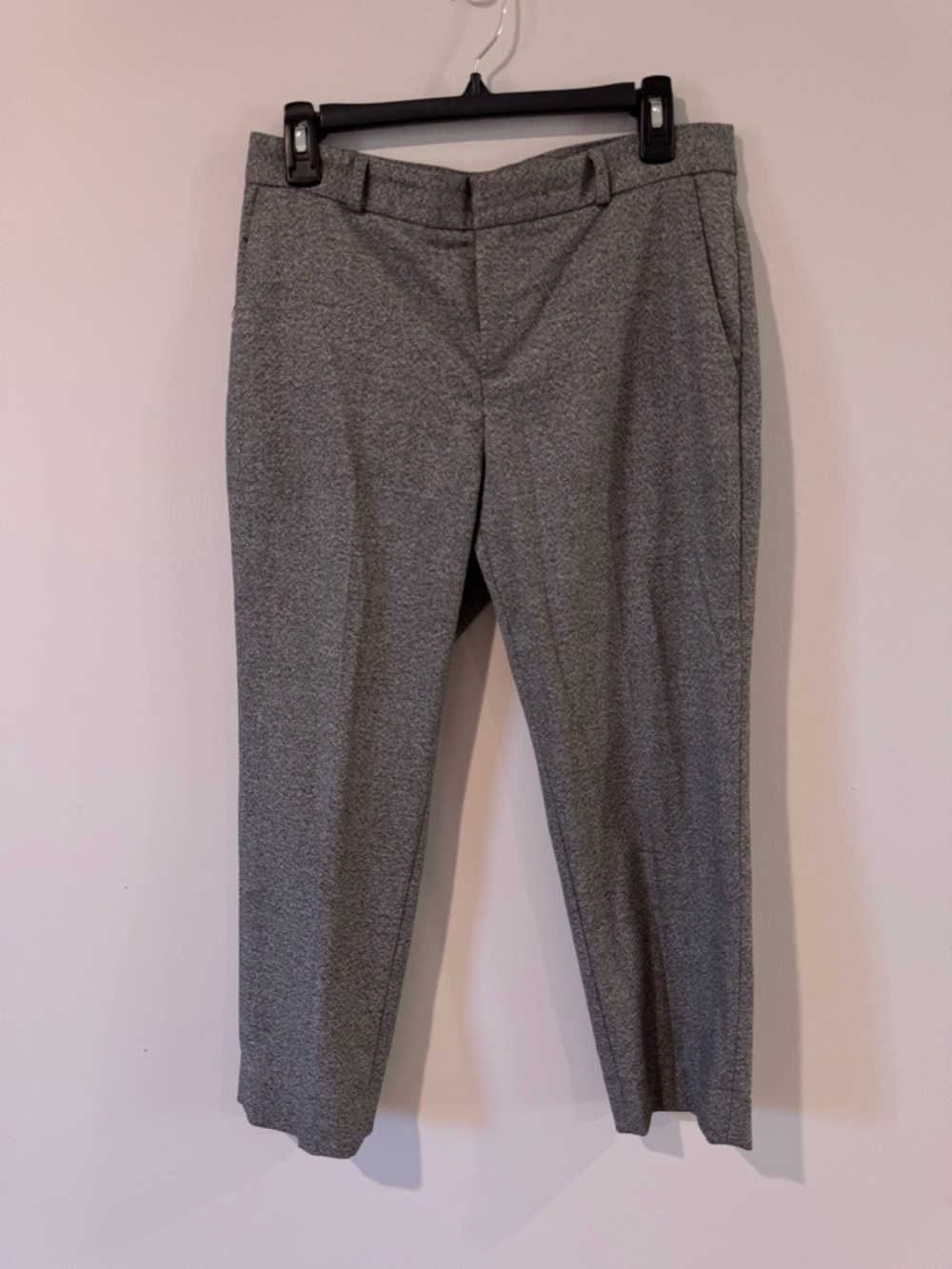 Banana Republic Gray Textured Dress Pants